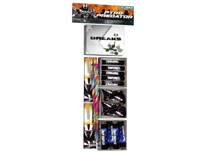 Imaginea produsului PYRO PREDATOR 71 piese per set
